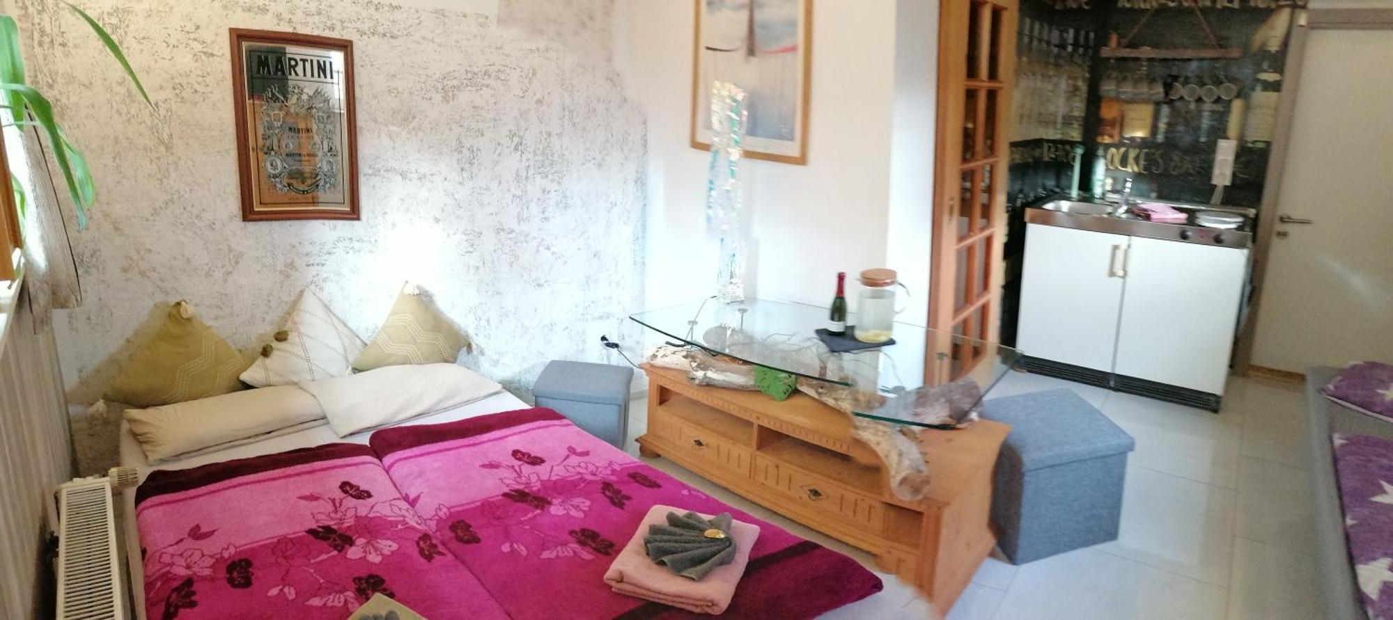 Kleines Studio Im Eichenwaeldchen, 1 Zimmer Kueche Bad Friedrichsgrun Eksteriør billede
