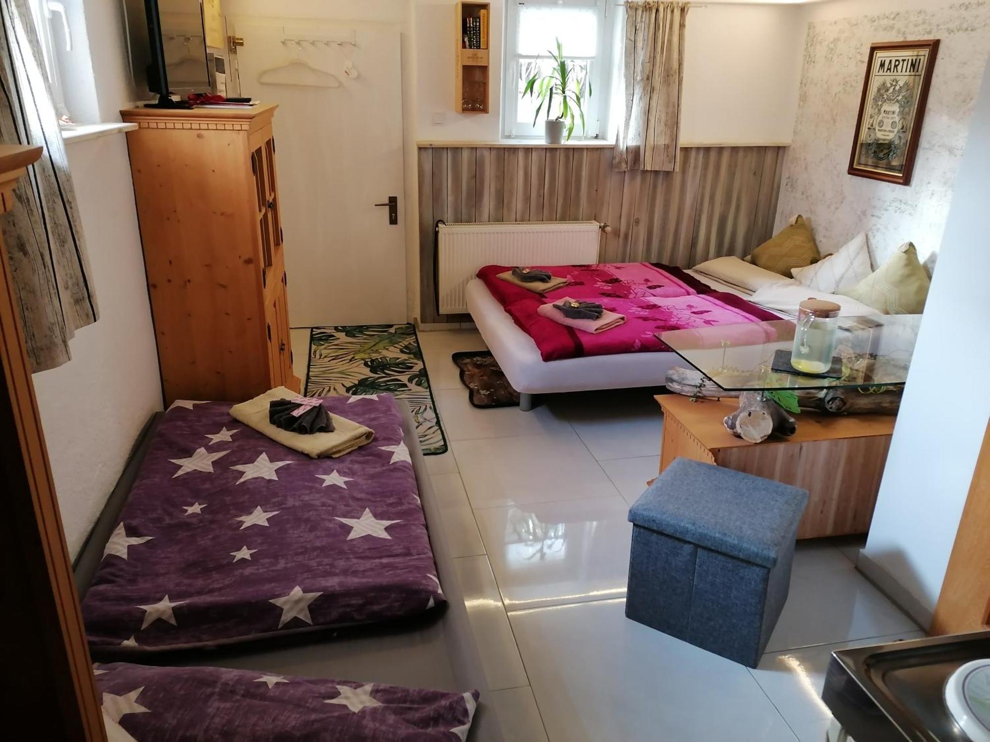 Kleines Studio Im Eichenwaeldchen, 1 Zimmer Kueche Bad Friedrichsgrun Eksteriør billede